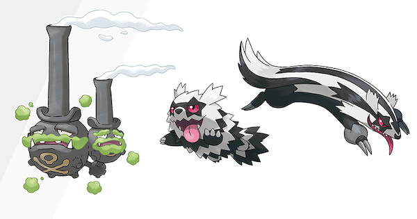 Pokémon Sword and Shield Galarian Pokémon Form list, including Galarian  Weezing, Galarian Zigzagoon and other Galar Pokémon