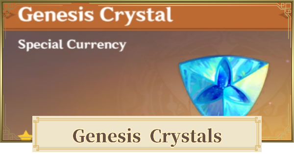 Genshin Impact  60 Genesis Crystals