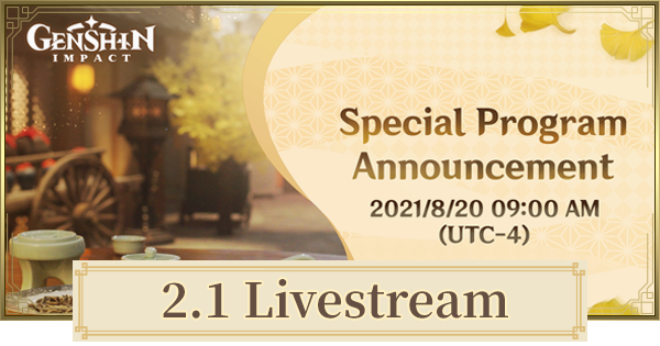 Genshin Impact 4.1 Livestream - date, time, codes, banners, events, and more