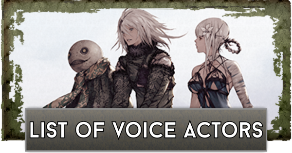 NieR Replicant | Voice Actor and Character List - GameWith