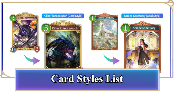 Shadowverse: Worlds Beyond | Card Styles List and How to Get - GameWith