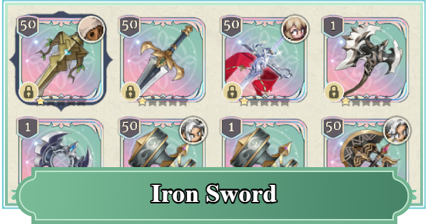 Iron Sword - Rating & Skill Effect | Sword of Convallaria - GameWith