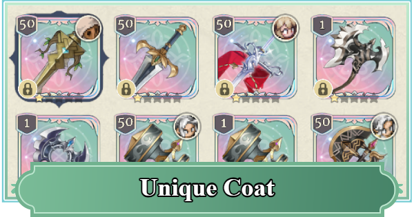 Unique Coat - Rating & Skill Effect | Sword of Convallaria - GameWith