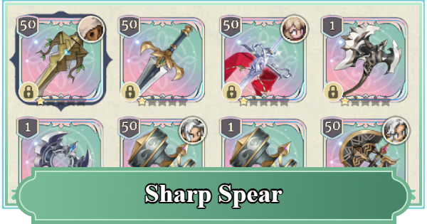 Sharp Spear - Rating & Skill Effect | Sword of Convallaria - GameWith