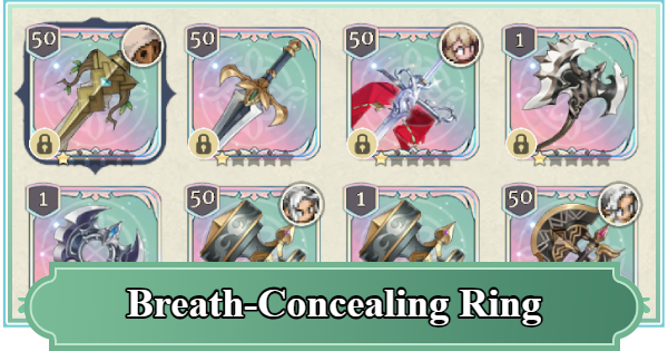 Breath-Concealing Ring - Rating & Skill Effect | Sword of Convallaria - GameWith