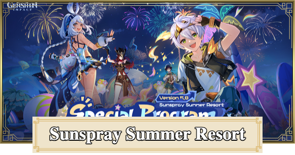 Genshin Impact | Sunspray Summer Resort Event Guide - GameWith
