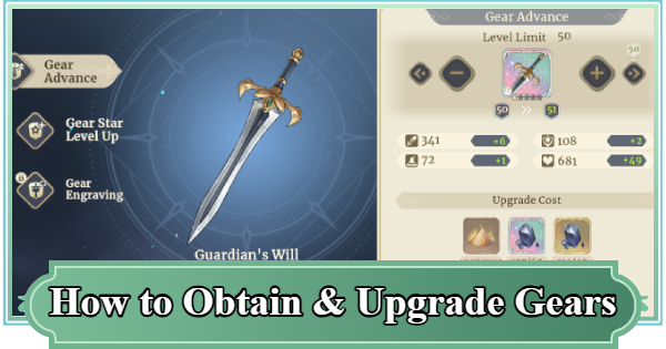 How to Obtain and Upgrade Gears | Sword of Convallaria - GameWith