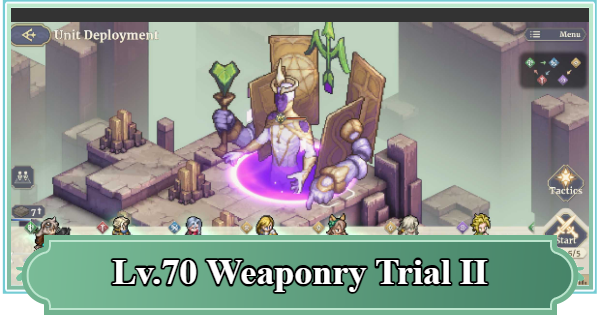 Weaponry Trial II (Lv.70) Strategy Guide | Sword of Convallaria - GameWith