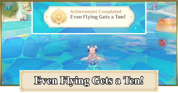 Genshin Impact | Even Flying Gets a Ten! - Hidden Dive Achievement Guide - GameWith