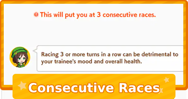 Consecutive Races
