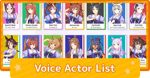 Voice Actor List