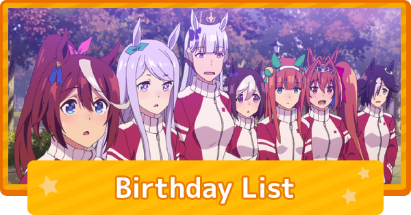 Birthday List