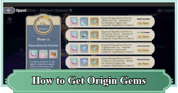 SoC | How to Get Origin Gems | Sword of Convallaria - GameWith