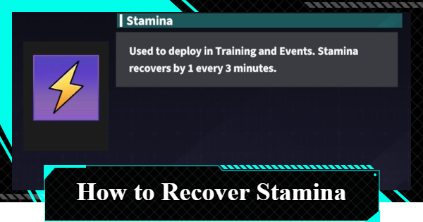 How to Recover Stamina | Kaiju No. 8 The Game - GameWith