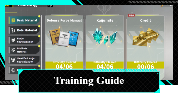 Training Guide | Kaiju No. 8 The Game - GameWith