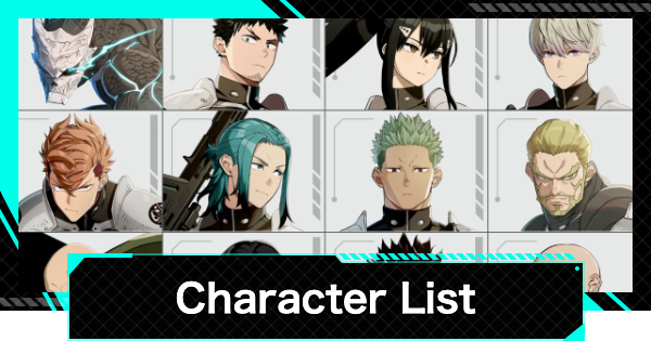 All Characters List | Kaiju No. 8 The Game - GameWith