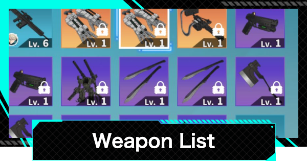 All Weapons List | Kaiju No. 8 The Game - GameWith