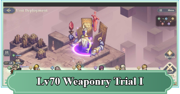 SoC | Weaponry Trial I (Lv.70) Strategy Guide | Sword of Convallaria - GameWith