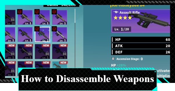 How to Disassemble Weapons