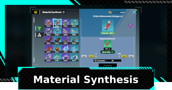 Material Synthesis Guide - How to Craft & Convert Items | Kaiju No. 8 The Game - GameWith