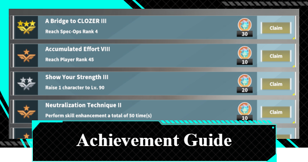 Achievement Guide - How to Unlock and Rewards | Kaiju No. 8 The Game - GameWith