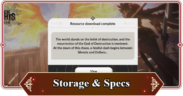 Seven Knights Re: BIRTH | Required Storage and Recommended Specs - GameWith