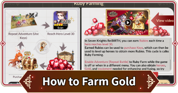 Seven Knights Rebirth | How to Farm Gold - Tips & Tricks - GameWith