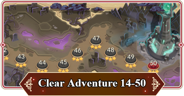 How to Clear Adventure 14-50
