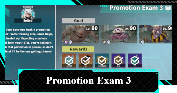 Promotion Exam 3 Guide - Unlock Conditions and Recommended Team | Kaiju No. 8 The Game - GameWith