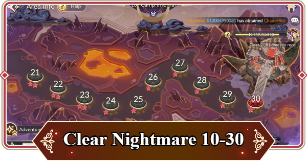 How to Clear Nightmare 10-30
