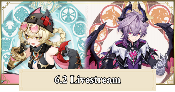 Genshin Impact | 6.2 Livestream (Luna 3) Livestream - Redeem Codes & Content - GameWith