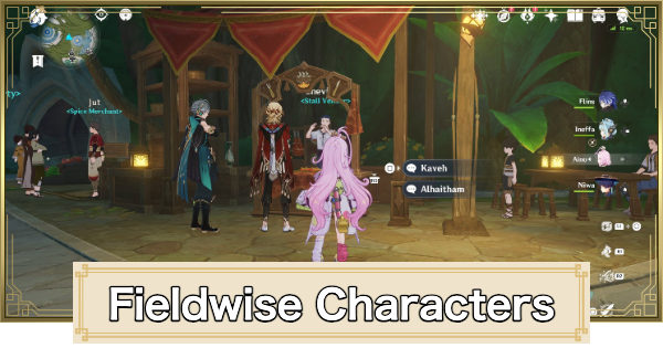 Genshin Impact | Characters Locations for Ruins Exploration: Fieldwise Center Event - GameWith