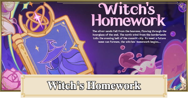 Genshin Impact | Witch's Homework - Buff for Witch's Characters Guide - GameWith