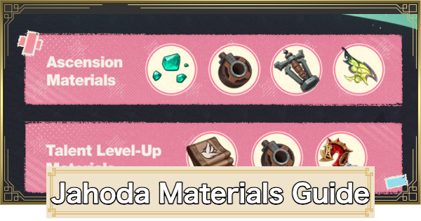 Genshin Impact | Jahoda Ascension And Talent Materials Guide - GameWith