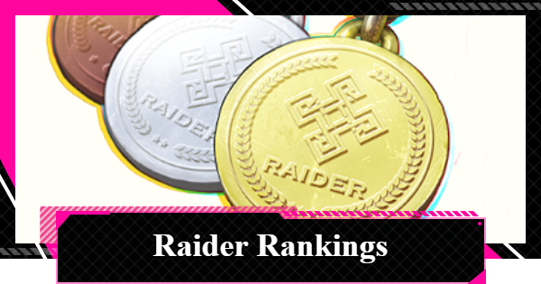 Tips to Reach the Raider Rankings
