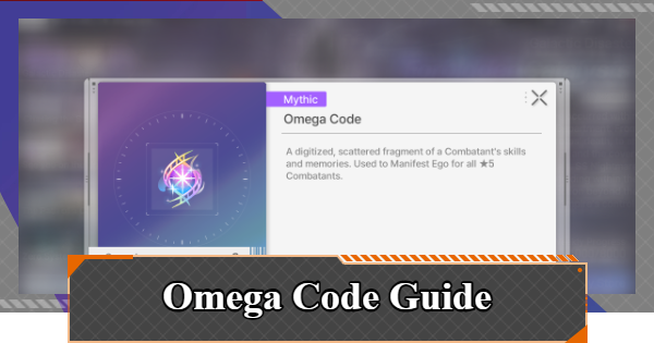 Omega Code - How To Get And Use