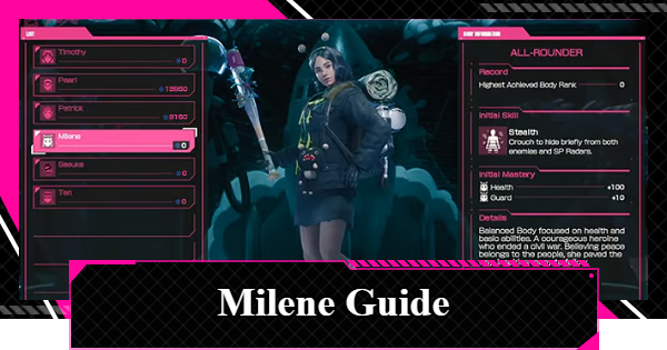 Milene Guide - Strengths & Recommended Mastery