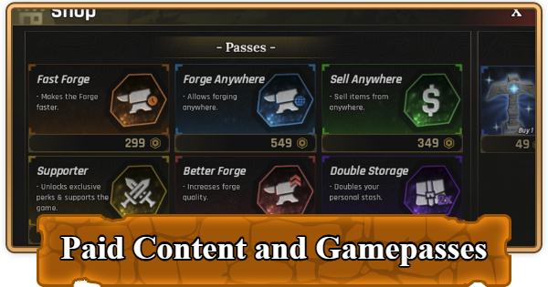 The Forge | Paid Content Guide - Best Gamepass to Buy - GameWith