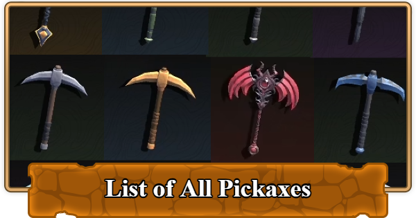 The Forge | List of All Pickaxes - GameWith