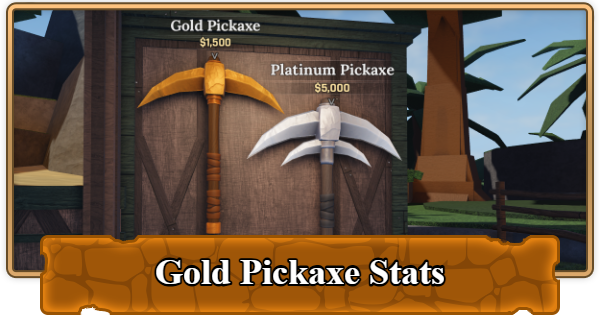 The Forge | Gold Pickaxe Stats and Location - GameWith