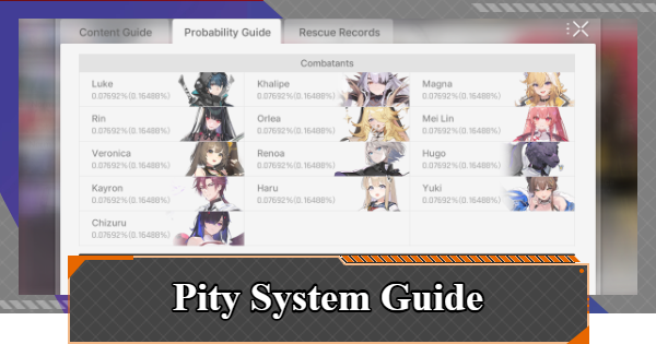 Chaos Zero Nightmare | Pity System Guide  - Drop Rates and Probabilities | CZN - GameWith