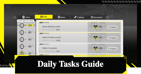 Daily Tasks To Do | Arknights: Endfield - GameWith