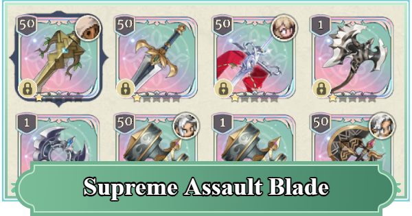 SoC | Supreme Assault Blade - Rating & Skill Effect | Sword of Convallaria - GameWith