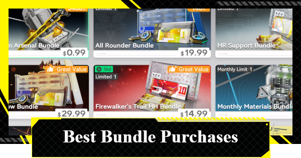 Best Bundle Purchases | Arknights: Endfield - GameWith