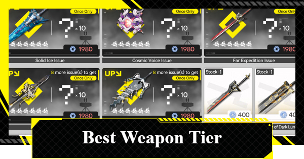 Best Weapons Tier List | Arknights: Endfield - GameWith