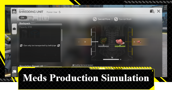 Meds Production Simulation Guide | Arknights: Endfield - GameWith