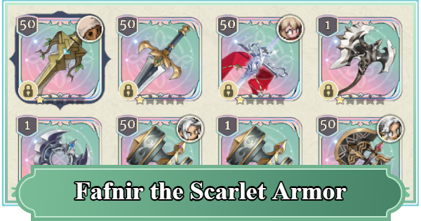 SoC | Fafnir the Scarlet Armor - Rating & Skill Effect | Sword of Convallaria - GameWith