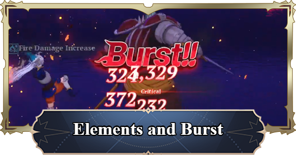 7DS Origin | Elements and Burst Effect | The Seven Deadly Sins: Origin - GameWith