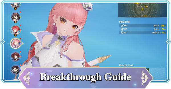 Character Breakthrough Guide | Mongil: Star Dive - GameWith