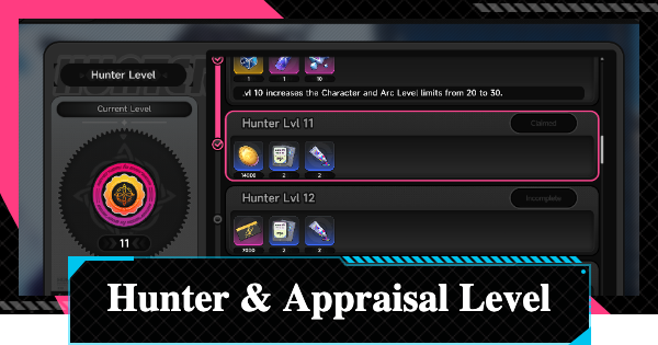 NTE | How to Level Up Hunter & Appraisal Level | Neverness to Everness - GameWith